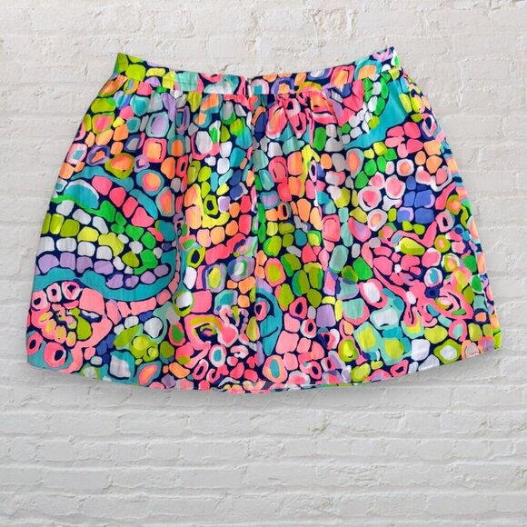 LILLY PULITZER Brinley Skirt Gypsy Jungle Women's Size 4 - Picture 3 of 3